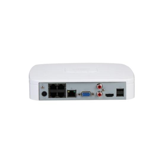 Dahua NVR-opptaker, 4 kanaler, 4 x PoE - inkl. 1000 GB harddisk