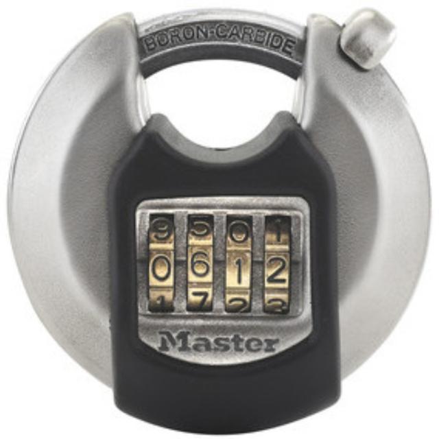 Masterlock hengelås, Diskus, med kode, M40EURDNM