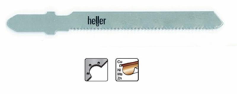 Heller stikksagblad 50mm t/metallkurve, pk a 5. T218A