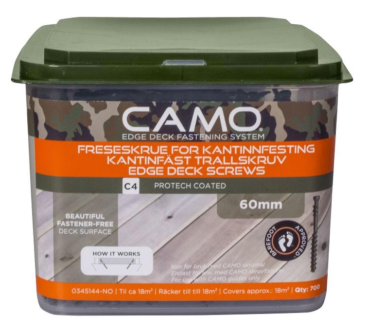 CAMO terrasseskruer 4,0x60mm C4, pk. på 700 stk