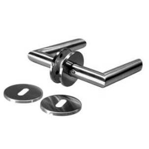 Dørgreb L-form 19mm - skarp hj. skrå end