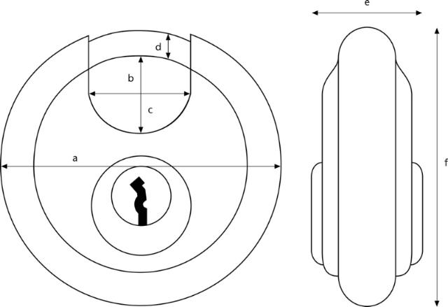 Abus Hengelås 24IB/60 Discus One-stop