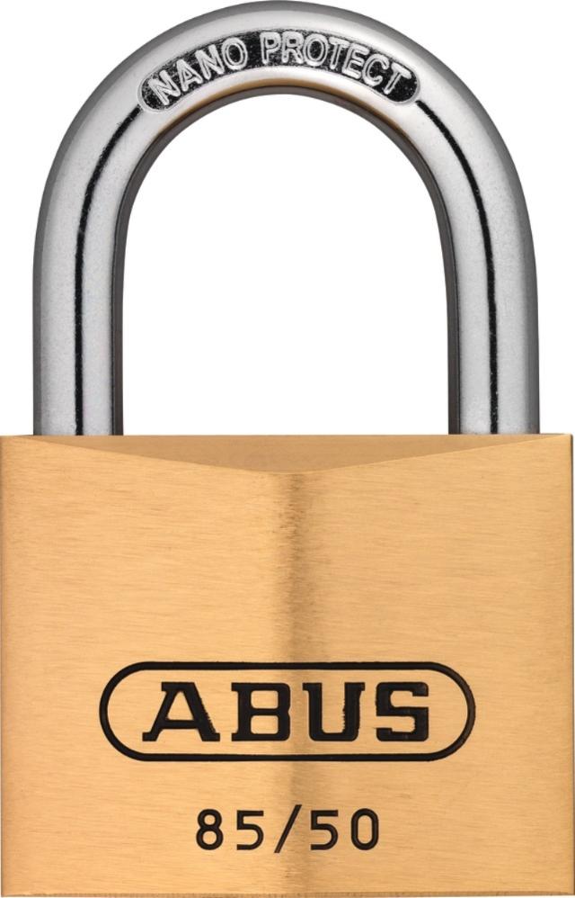 Abus hengelås serie 85, enkeltkode med hovednøkkel 0502