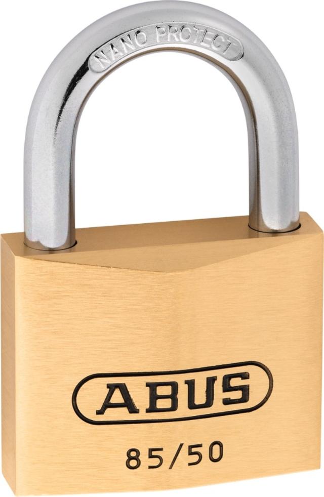 Abus hengelås serie 85, enkeltkode med hovednøkkel 0502