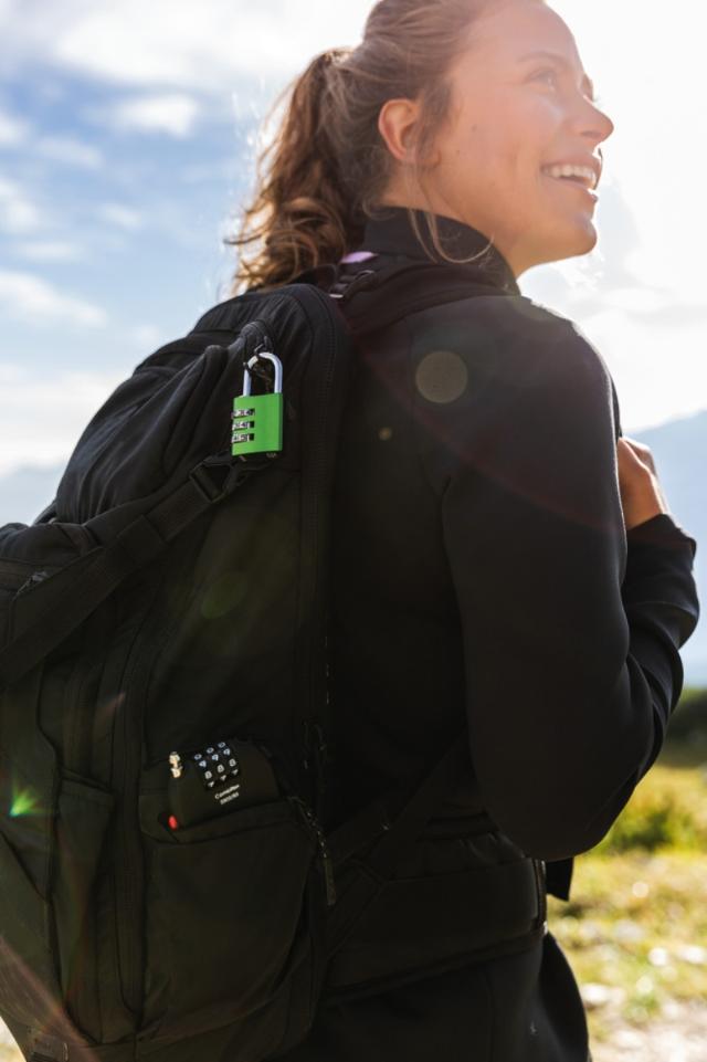 Abus hengelås m/kode 145/20 Oransje 