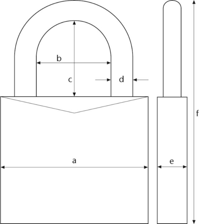 Abus hengelås 65/25