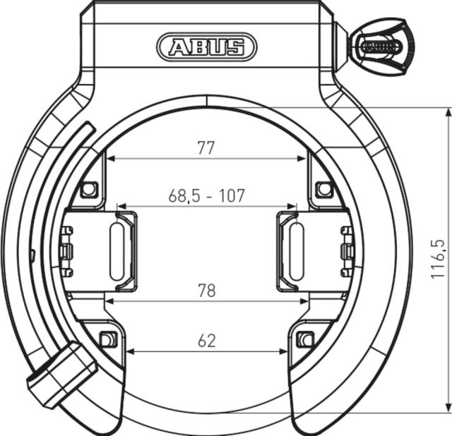 Ringlås 6950M AM OEM Granit X-PLUS (VF) 6950M AM NR BK OEM X-PLUS