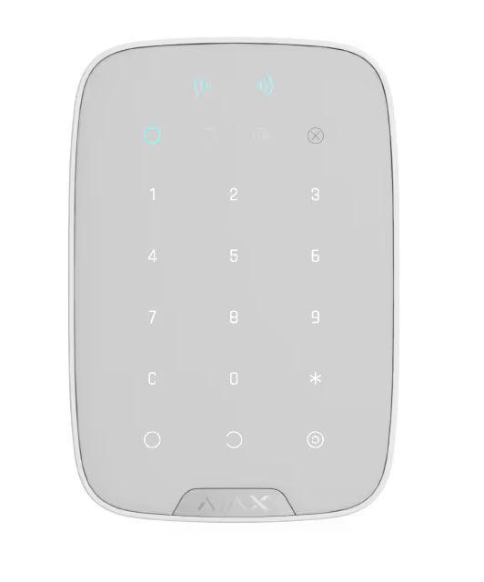 Ajax KeyPad Plus, hvit