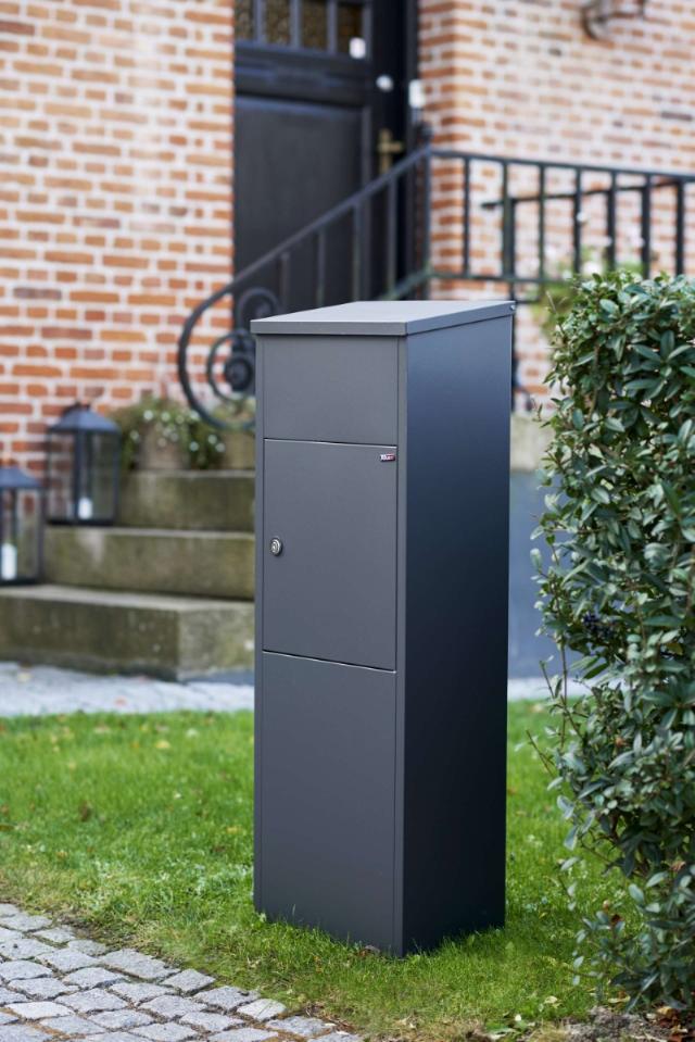 Allux 600 Antrasitt m. sylinderlås