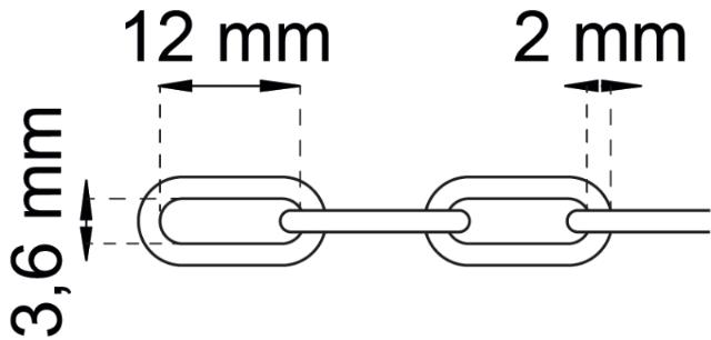 KJEDE FORNIKKET 2 MTR