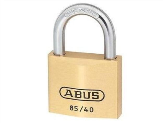 Abus hengelås serie 85, enkeltkode med hovednøkkel 0422