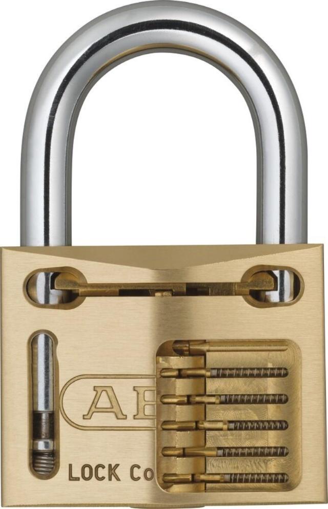 Abus hengelås serie 85, enkeltkode med hovednøkkel 0422