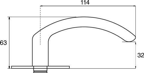 19 mm håndtak RS 304 stål AS VL