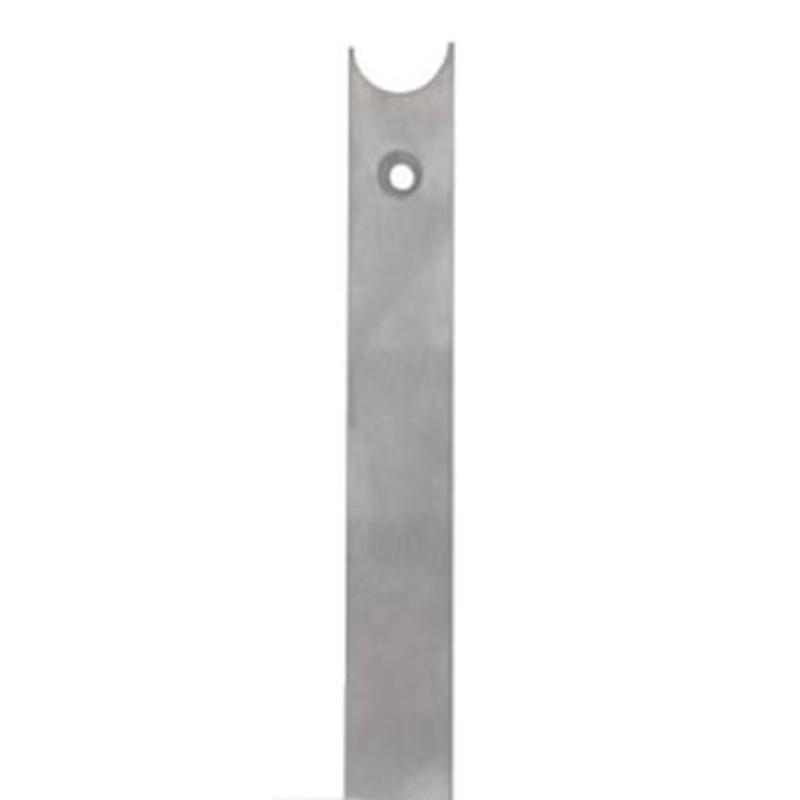 dækskinne 25 x 950 mm til stanglås rund
