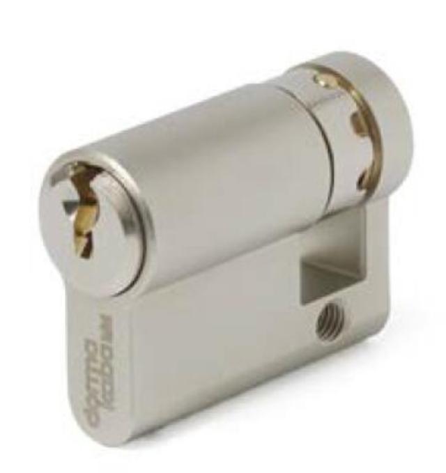 pextra+ Din ensylinder 6/4000+5 matt krom