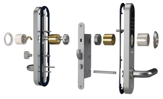 Smart Lock BG4000, sort