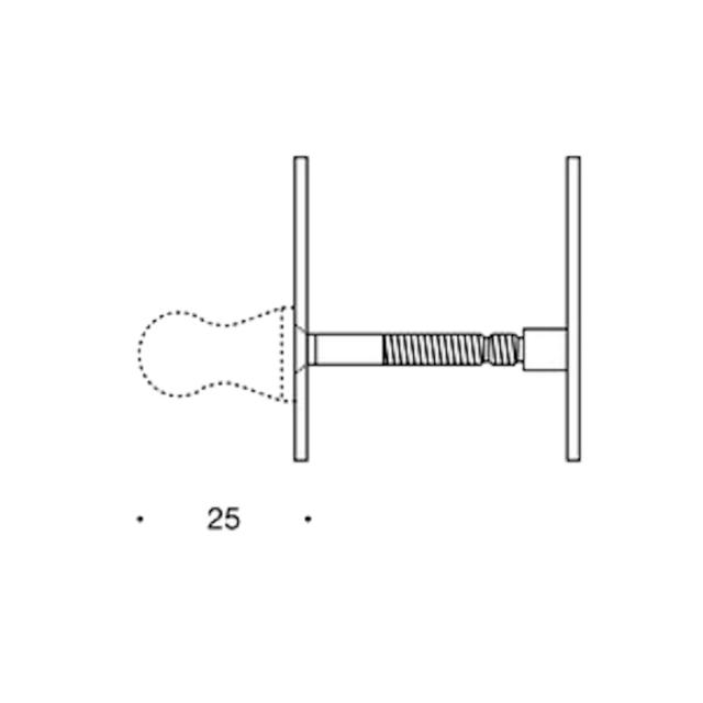 Randi toalettbeslag solid 110093TG messc-c27mm (BdT