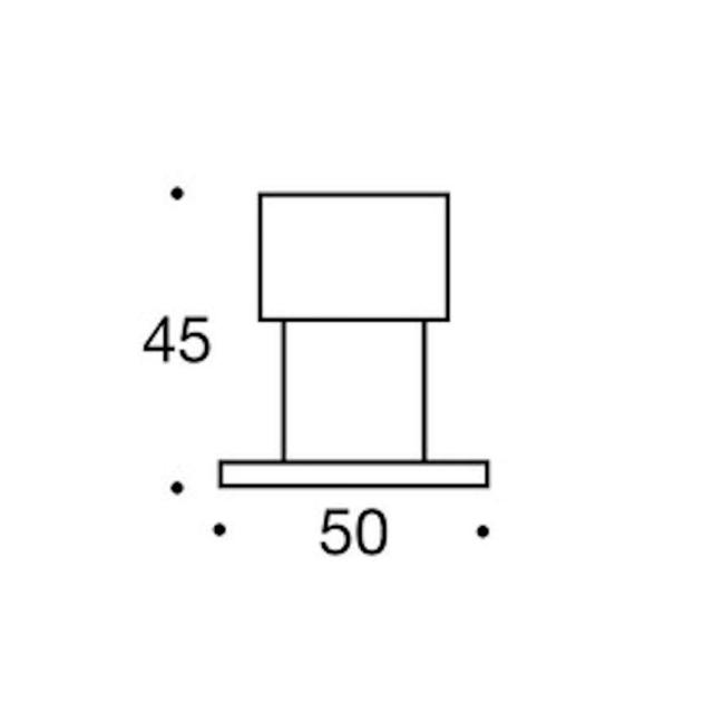 Randi dørstopper 160090 messø25x45mm (t/gulv)