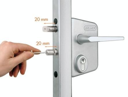 Locinox Port Lock-boks 40 mm firkantrør