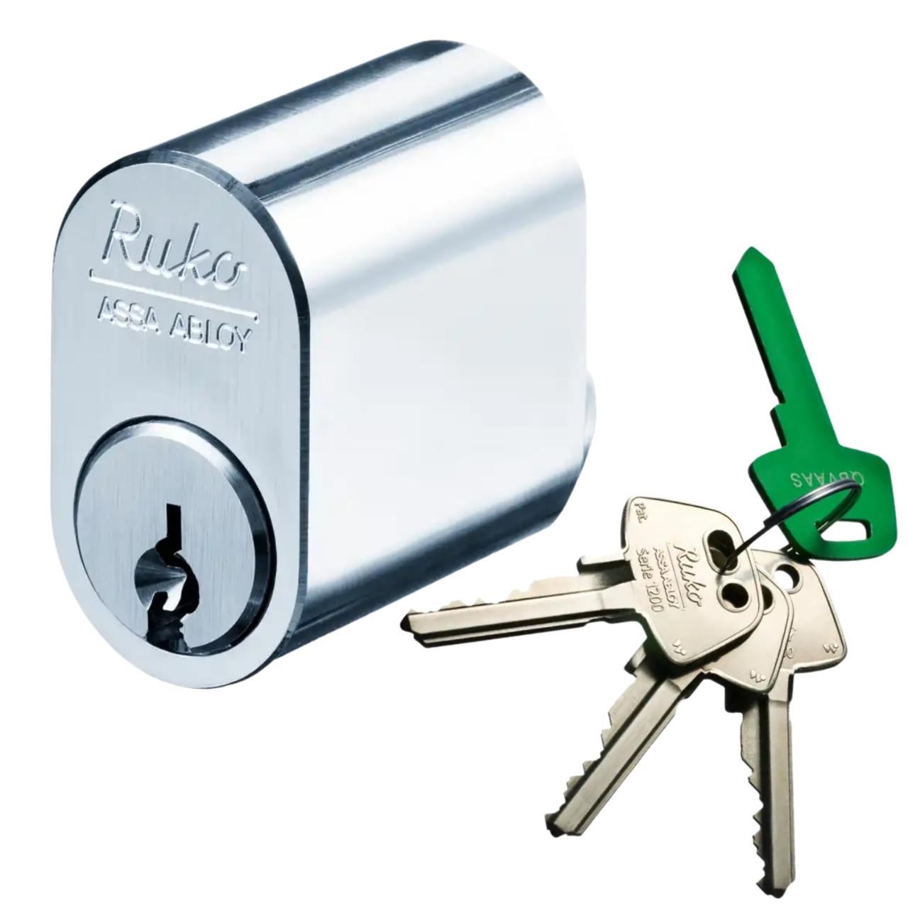 Ruko Sylinder RD1660 Rustfritt utseende. (183002)