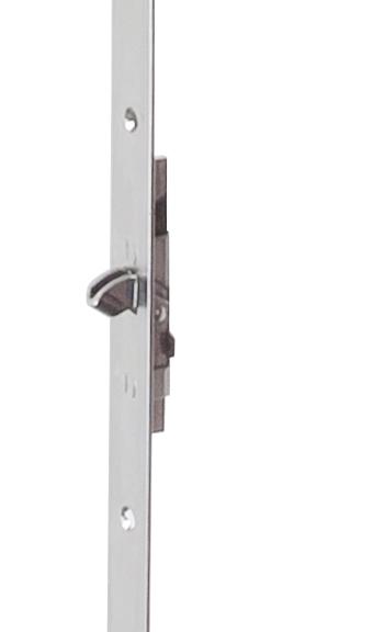 Ruko YD 3-punkts låseboks - 2115 mm H, D 50 mm, 25 mm stolpe