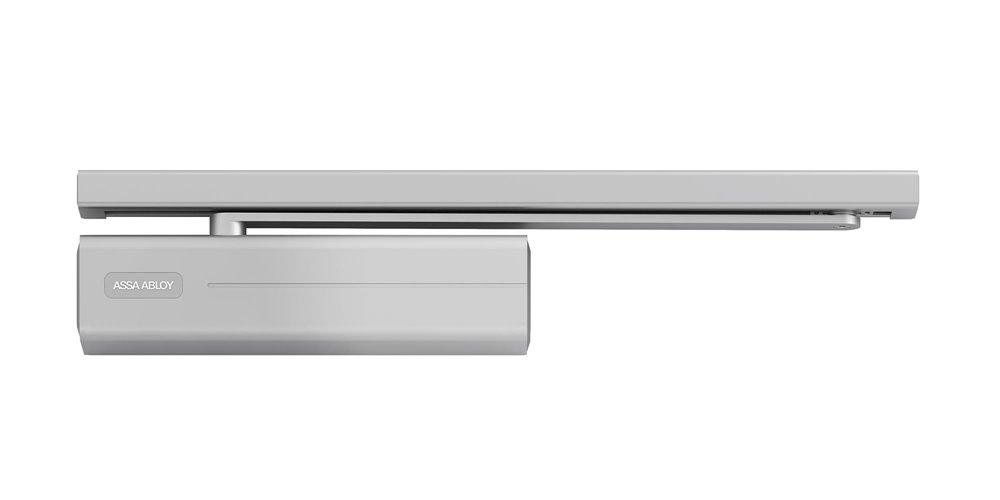 Abloy dørlukker DC500 EN1-4 m/skyveskinne G195, Sølv