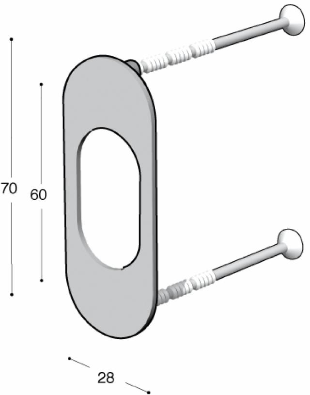 2902-0360 SMP sylinderrosett