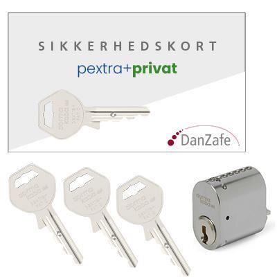 pextra+ privat sett, 1x4060, 3xnøkler