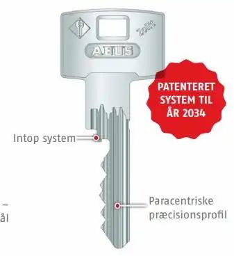 Klipp nøkkel ABUS Zolit