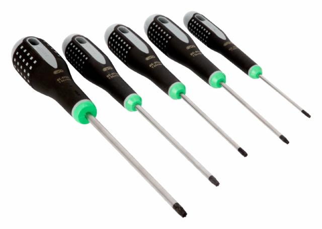 Bahco ERGO skrutrekkersett, Torx, 5 deler