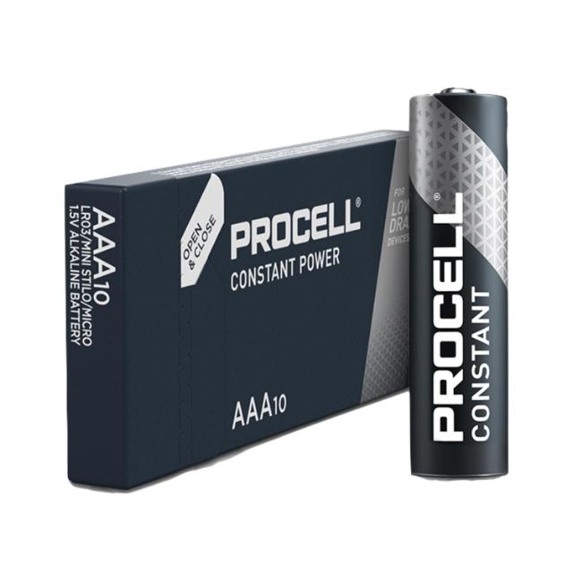 DURACELL PROCELL AAA BATTERIER (10 stk.)