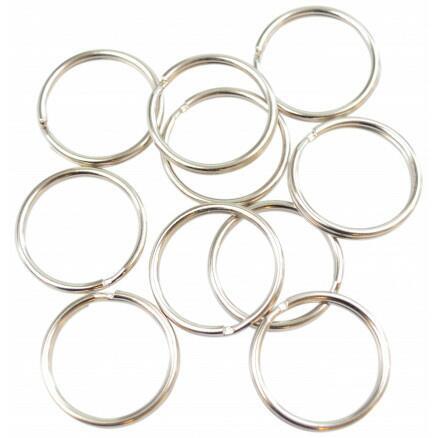 Nøkkelring 14mm forniklet 1 stk 