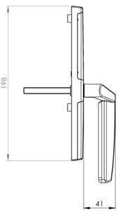 VISION HOME DIGITAL PASKWILL GRIP SORT HØYRE - 7 eller 8 mm pinne