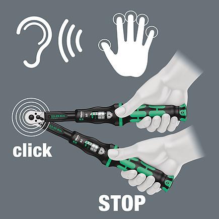 Wera momentnøkkel Click-Torque 1/4", 2,5-25Nm