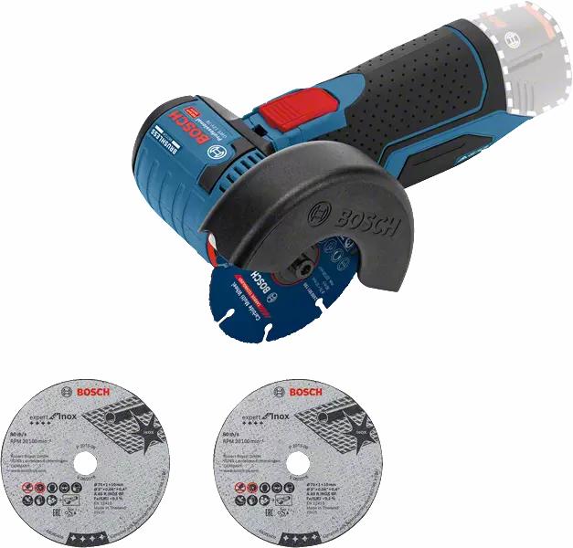 Bosch vinkelsliper GWS 12 V solo, Ø76 mm skive