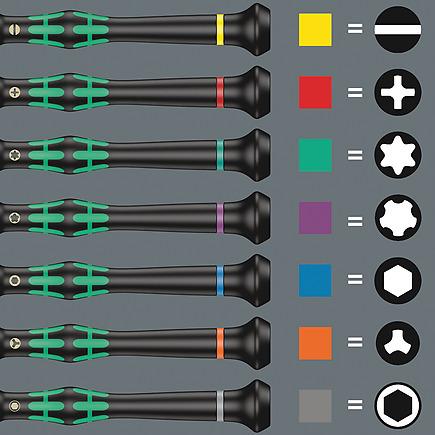 Wera kraftform mikrosett 12 deler m/pose