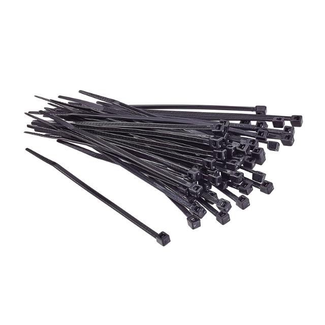 Blå elektrisk kabelbinder 400x4,8 mm pakke med 100 stk