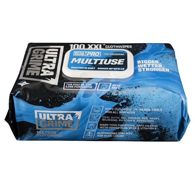 Uniwipe UltraGrime industriservietter, 38 x 25 cm, 100 stk/pk