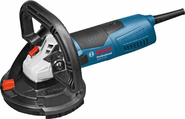 Bosch betongsliper GBR 15 CAG med skive og L-boksx