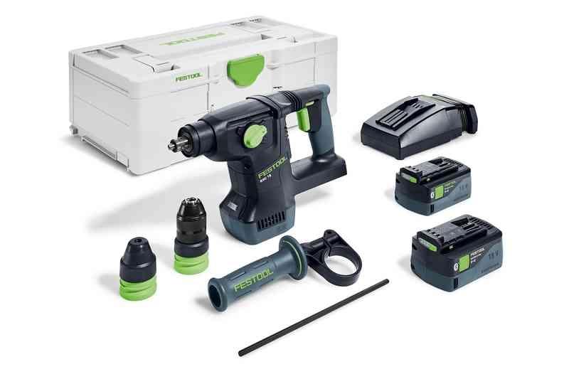 Festool Batteridrevet kombihammer KHC 18 5.0 EBI-Plus