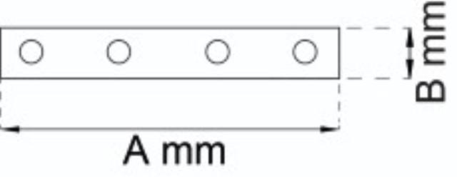 LIGEJERN 20X75MM 2STK. EL-GALV. 