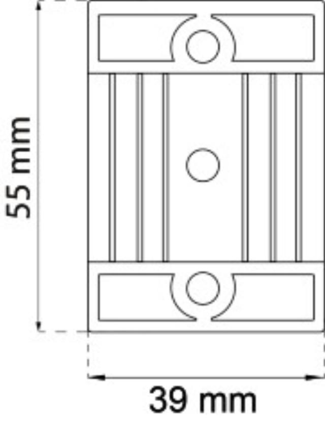 PLATE T. PLUG-IN HENG 2STK. HVIT 