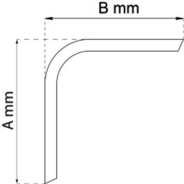 HYLLESTRIKKET TRE NATURLIG 175X200MM