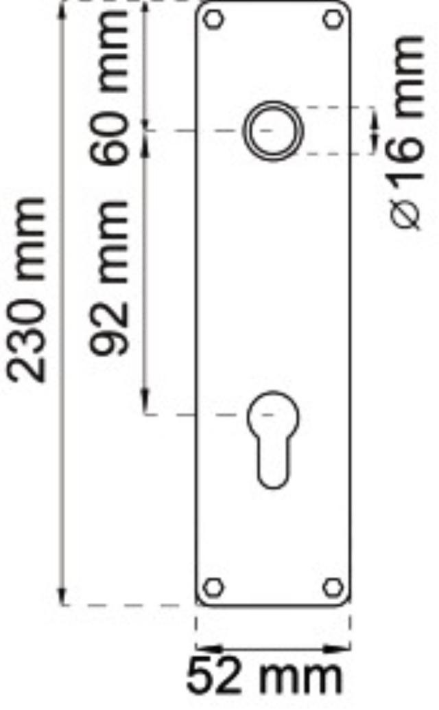 LANG SKILT FOR DROP CC 92MM ELLER 