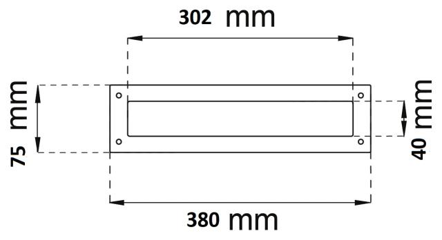 BREV WIND 648 380X75 FORNIKKELT