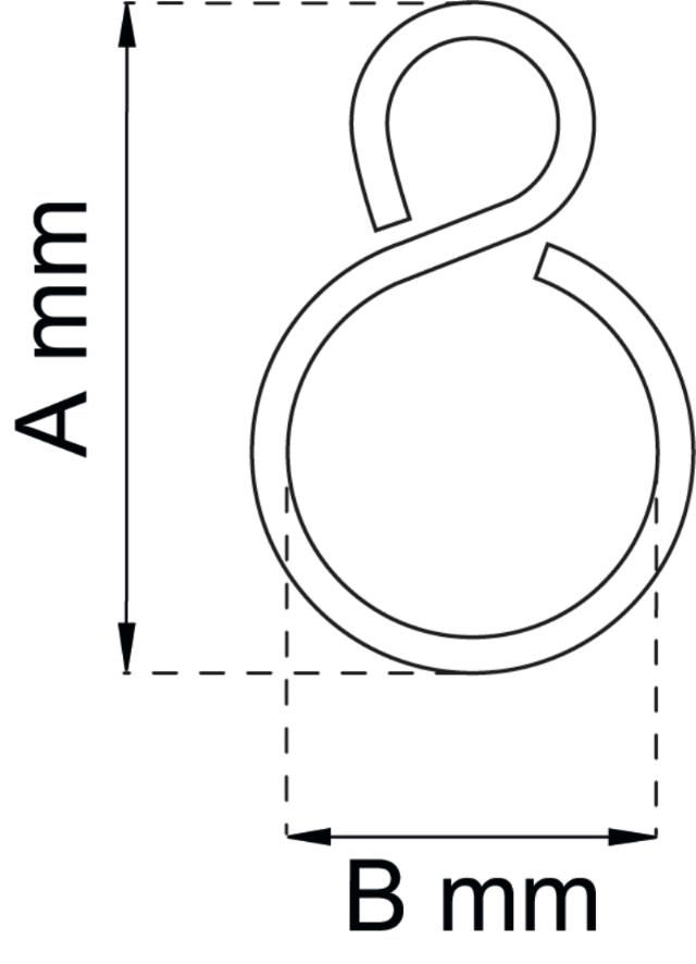 S-KROK 22MM FORNIKKET 10 STK 