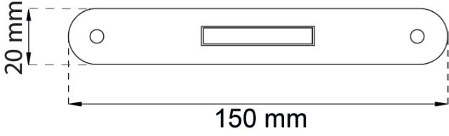 KANTRING 150X20MM 1STK FORNIKKET 