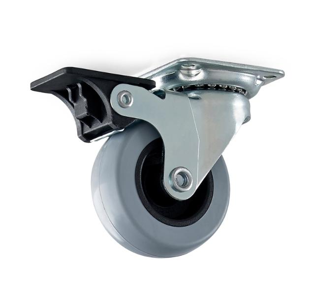 MØBLER HJUL SWIVEL M STOP 100MM LP