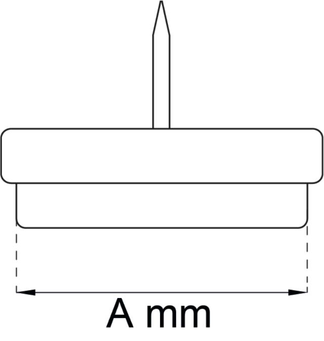GULVBESKYTTELSE MED SPIKERFILT 22MM LP