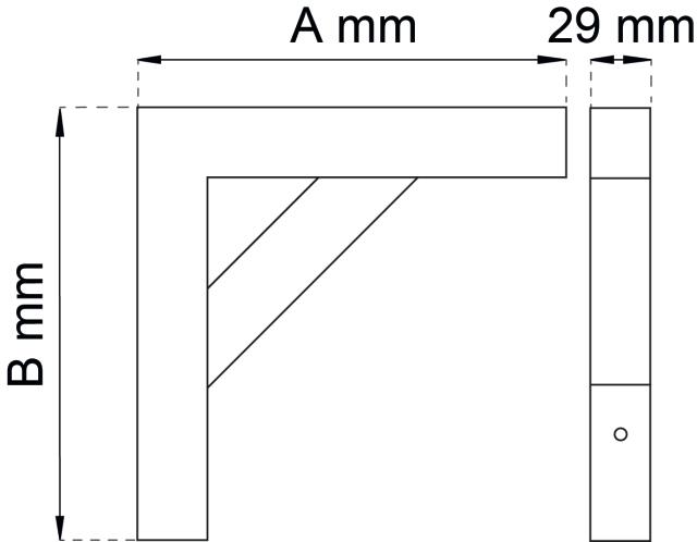 HYLLESTRIKK 180X265 MM BRANN